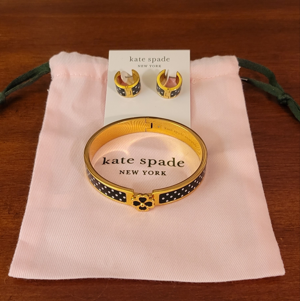 *SOLD* Kate Spade Bangle & Earring Set